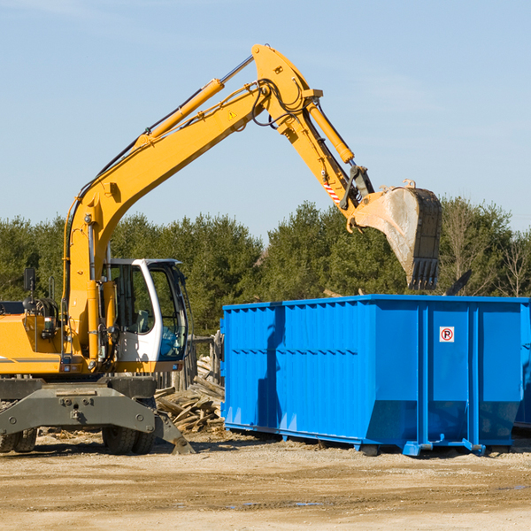 what happens if the residential dumpster is damaged or stolen during rental in Hale OH